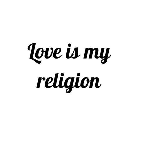 Тимчасове тату - Love is my religion